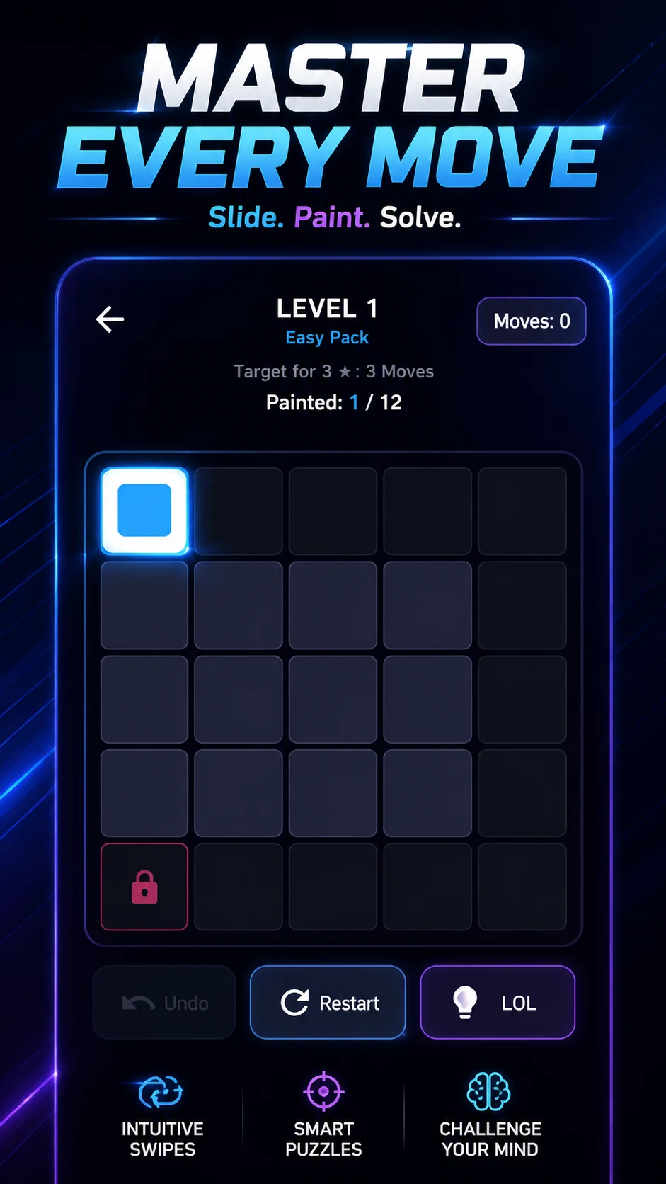 Chromaze: Slide Puzzle screenshot